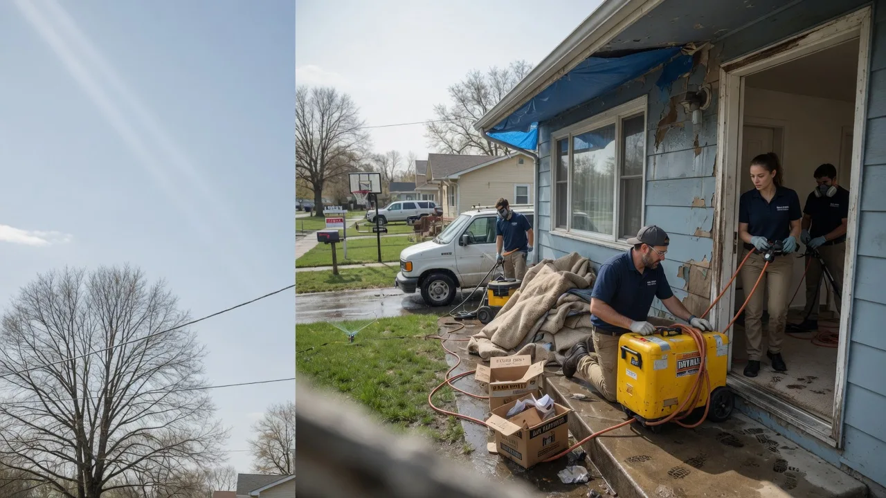 Basement Flood Cleanup in Grand Chain, IL near me
